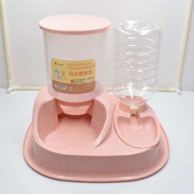 Automatic Pet Water Fountain Feeder Plastic Food Storage Container