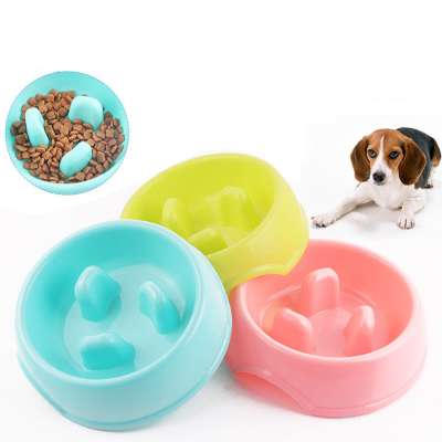 Made In China PP Plastic Pet Slow-Eating Dog Bowl