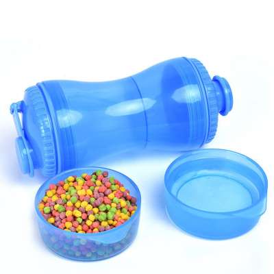 New Pet Dog Articles Water Pot Pet Outdoors Two Water Food Cups With Portable Dog Bowl