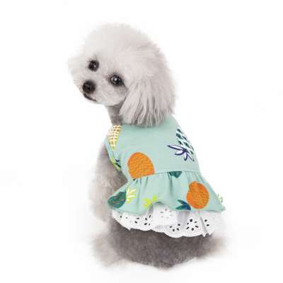 Fashion Style Pet Dress Dog Clothes Pet Dog Dress Fruit Dress