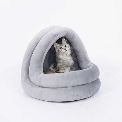 Hot Sale Warm Beds Pet Nest Cat Cave House Pet Winter Pet Bed Warm dog Soft Sofa Bed