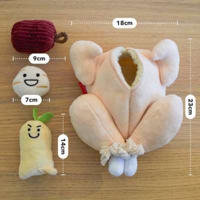 Anti Bite Creative Simulation Chicken Toy Puppy Squeaky Pet Chew Dog Toys